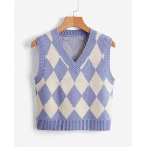 Argyle sweater vest